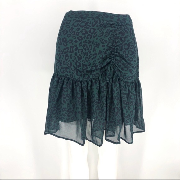 Moon River Leopard-Print Mini Skirt - Picture 10 of 11